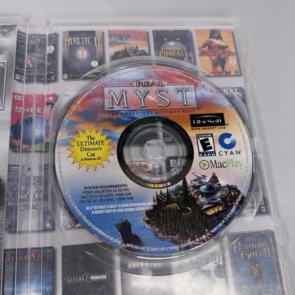 Real Myst Apple Mac Play Computer PC Game CIB Ubisoft 2002 Classic Adventure